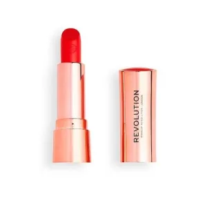Revolution Satin Kiss Lipstick Decadence Red