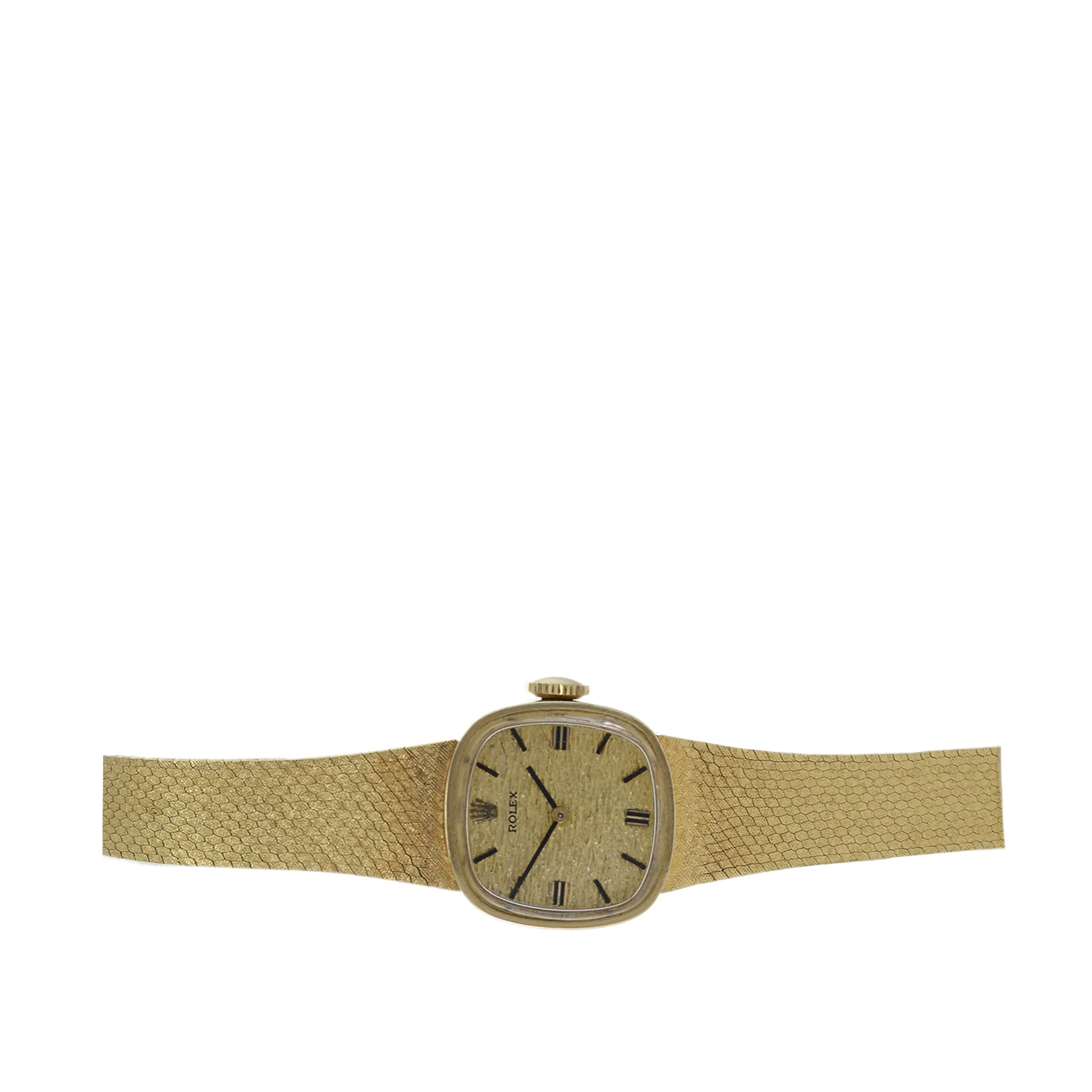 Rolex Women's 14K Gold Integrated Bracelet Manual Wind