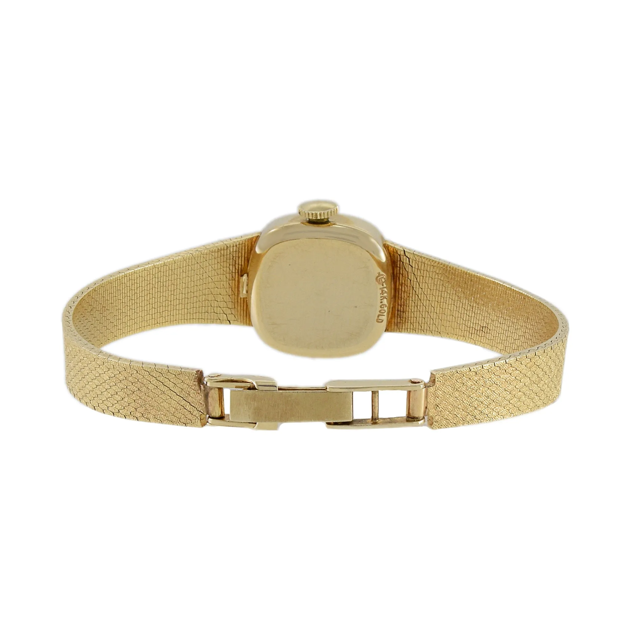 Rolex Women's 14K Gold Integrated Bracelet Manual Wind