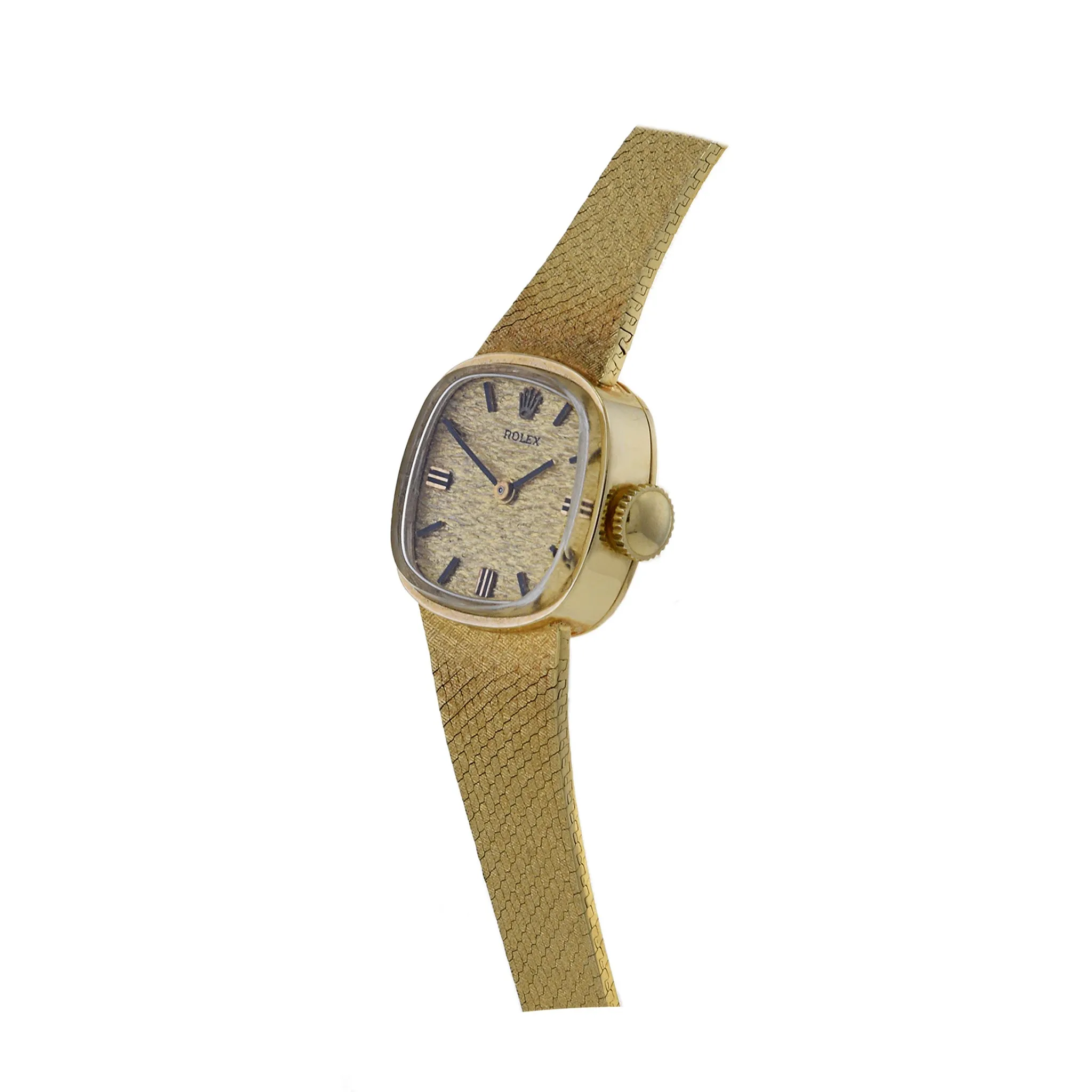 Rolex Women's 14K Gold Integrated Bracelet Manual Wind