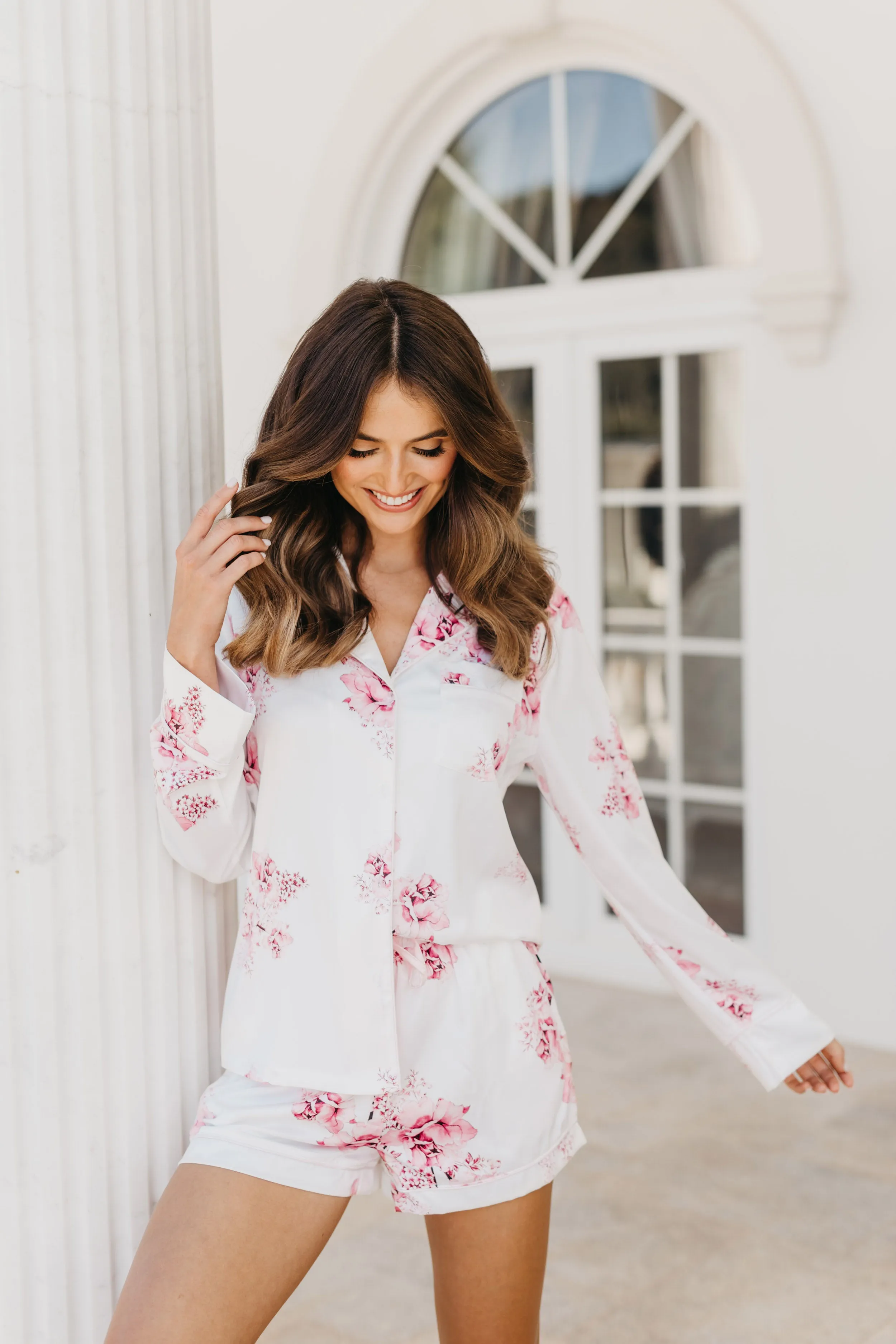Romi Bouquet De Fleur Printed PJ Set