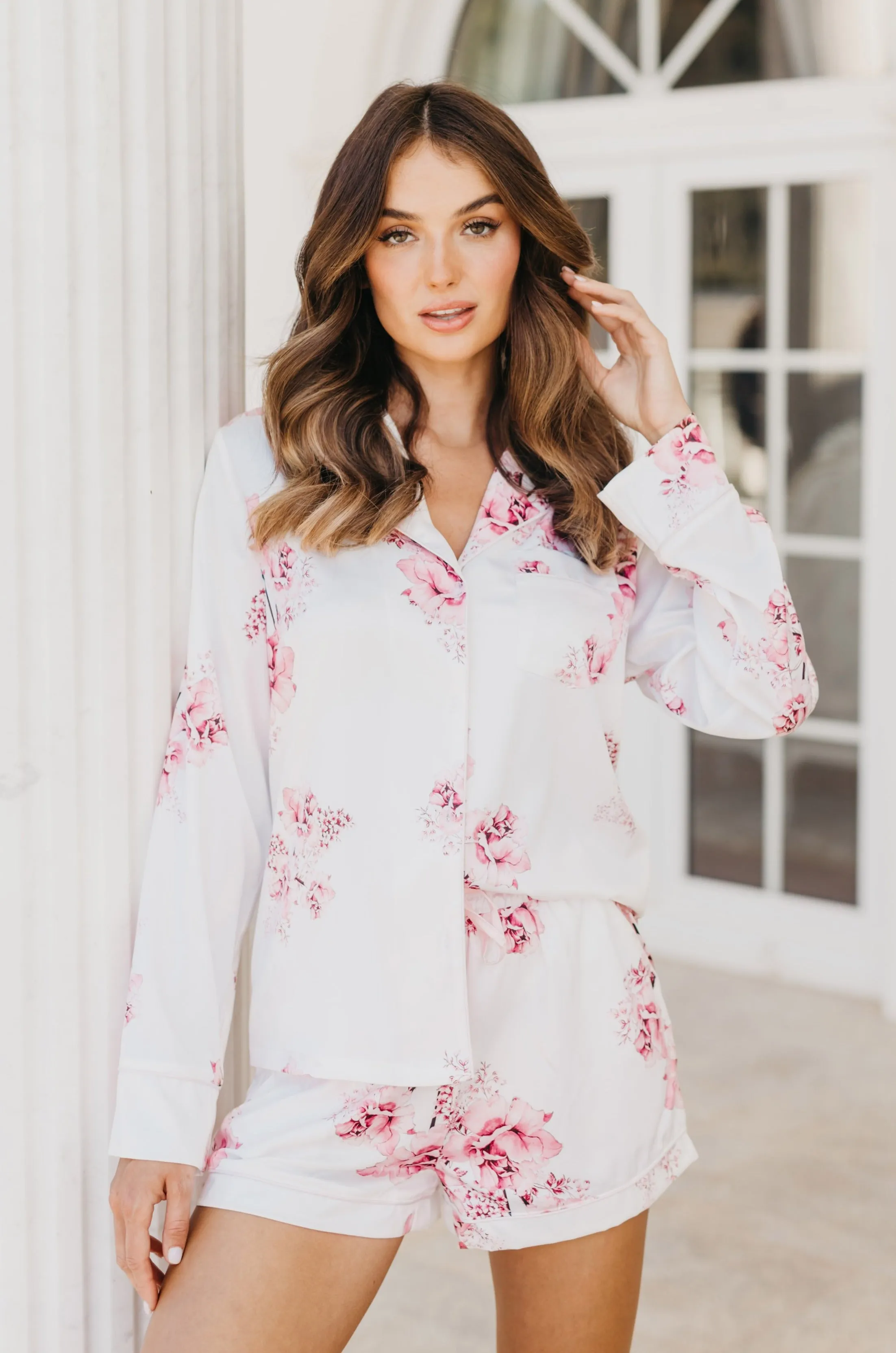 Romi Bouquet De Fleur Printed PJ Set