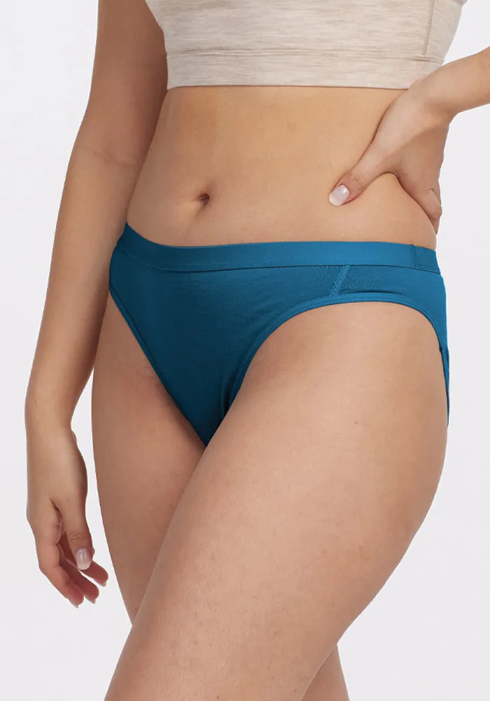 Roxie Bikini Underwear - Real Teal