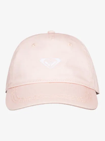 Roxy “Dear Believer Girl” Pale Peach Logo Hat: Youth/Adult One Size