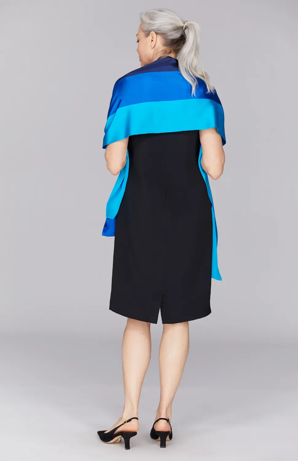 Satin Banded Shawl