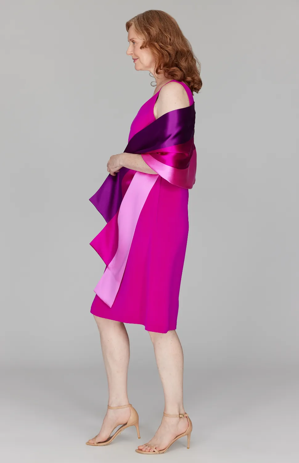 Satin Banded Shawl