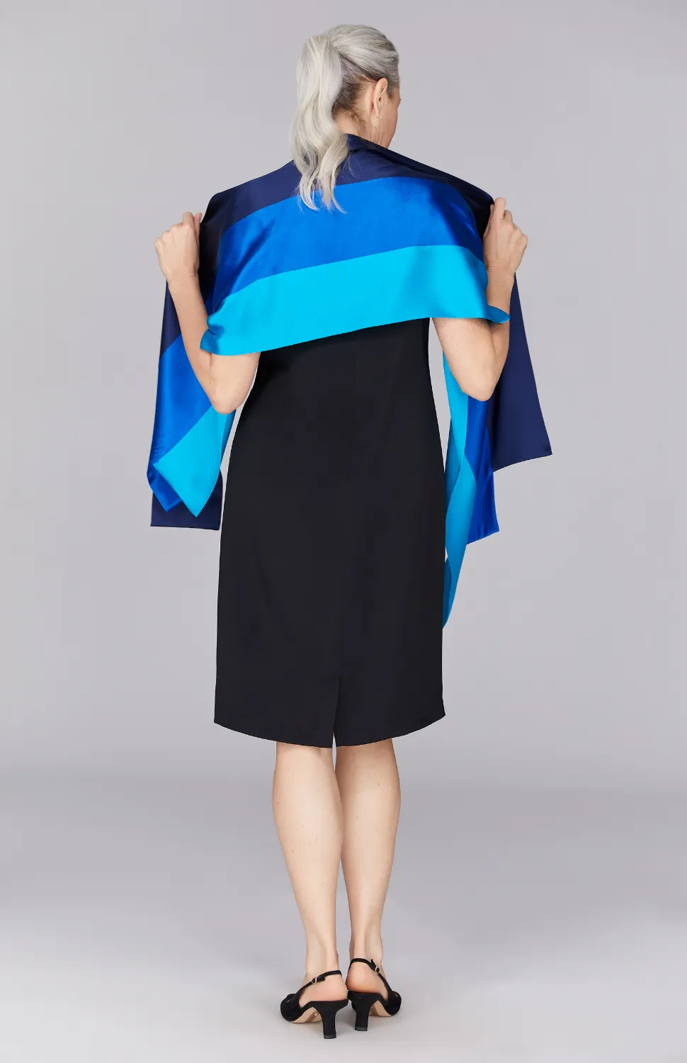 Satin Banded Shawl