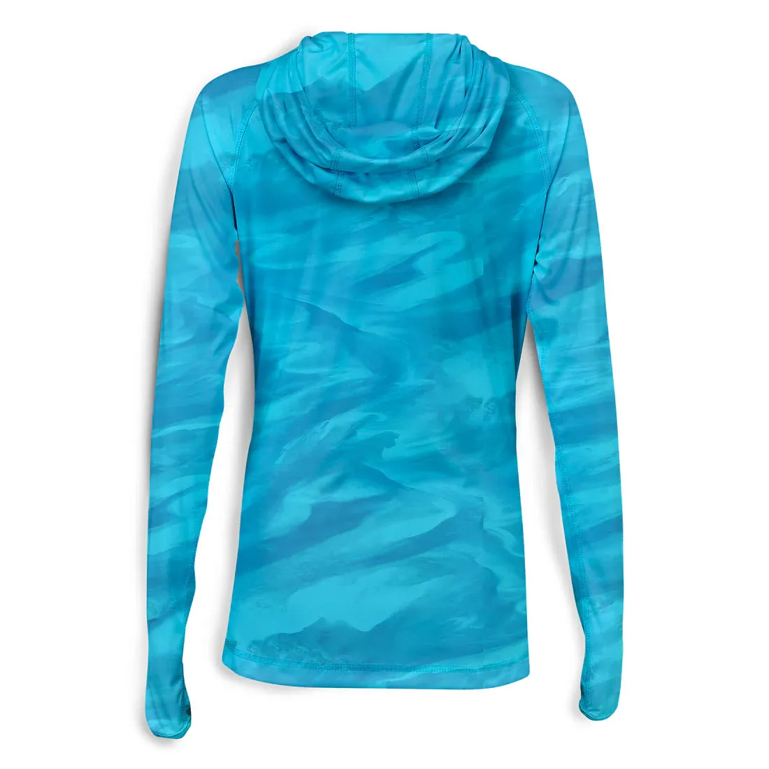 Scales Bahamas Current Womens Hooded Performance - Aqua