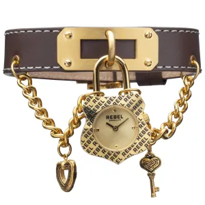 Seagate Gold Dial Women's Watch