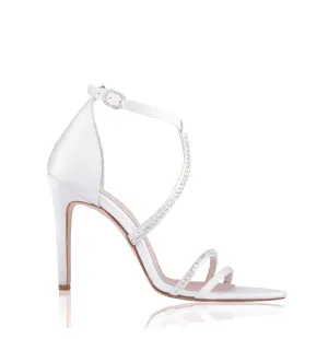SENCILLA WHITE SANDALS