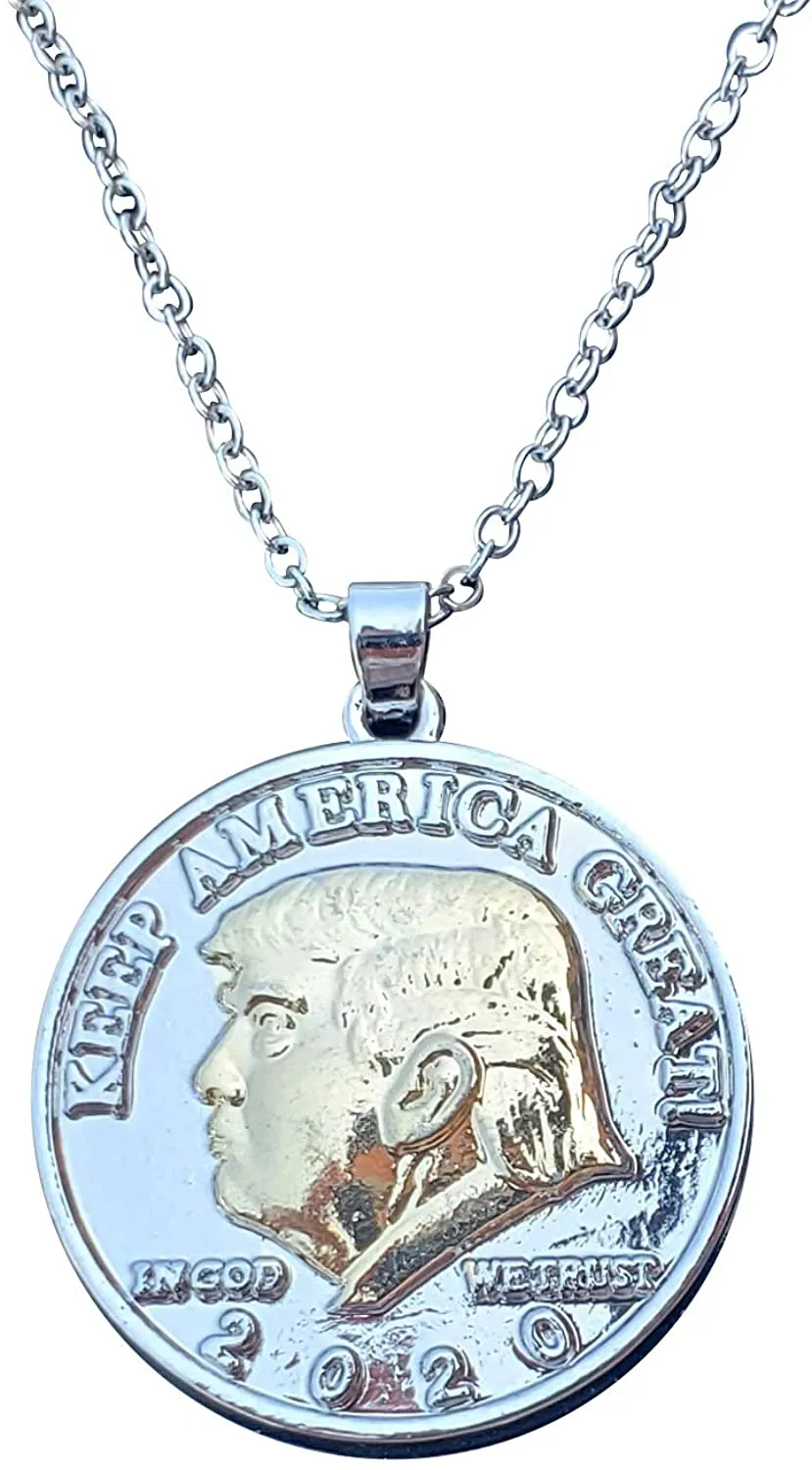 Set of 3 Donald Trump Necklaces for Women - Jewelry for MAGA Supporters