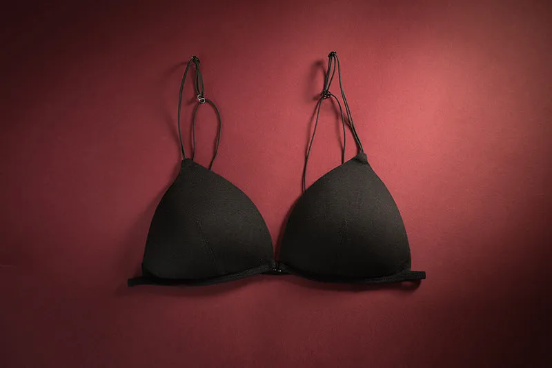 Sexy Triangle Cup Front Buckle Wireless bras