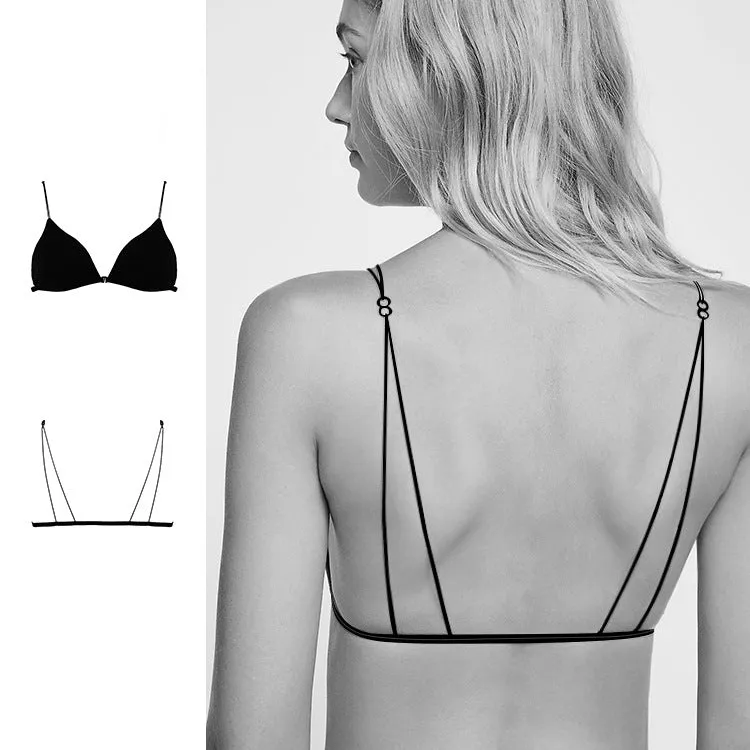 Sexy Triangle Cup Front Buckle Wireless bras