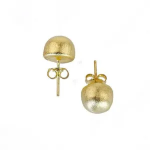 Sheila Fall - Lilou Stud Earrings - Brushed Gold