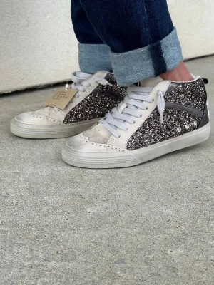 Shu Shop Riley Pewter Glitter Shoes