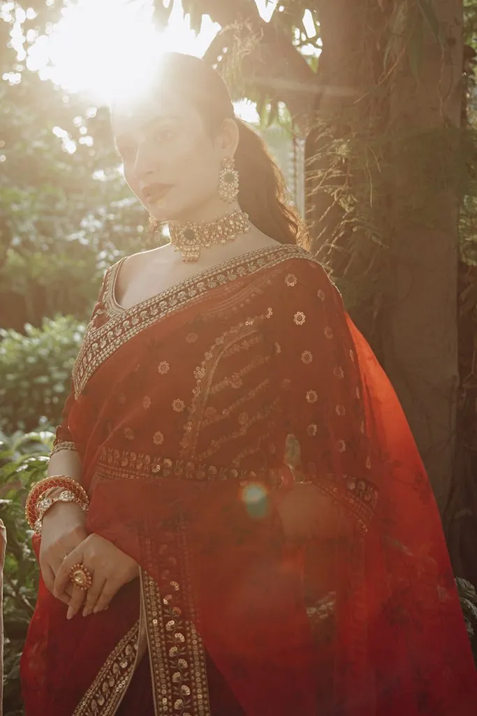 SM-06 | Qalamkar Shadmani Luxury Formals Collection 2021 | Unstitched Embroidered Organza Suits