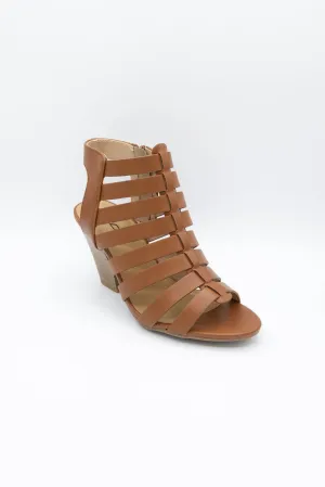 Soda Molten Cone Heels for Women in Tan | MOLTEN-S MID TAN