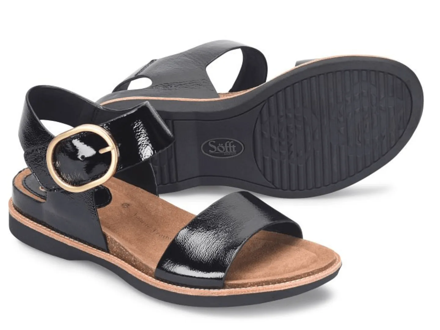 Sofft: Bali Black Patent