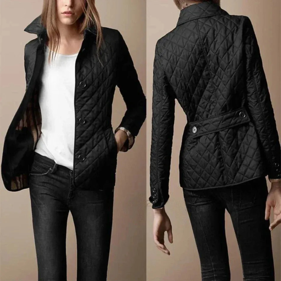 Solbelle | Womens Lightweight Quilted Jacket with Hood Smart Padded Coat for Spring, Summer & Autumn Outfits