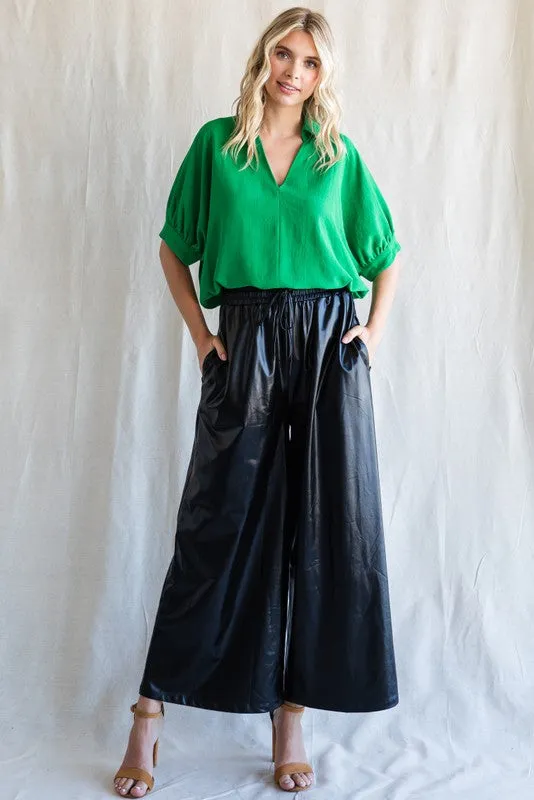 Solid Dolman Sleeves Top