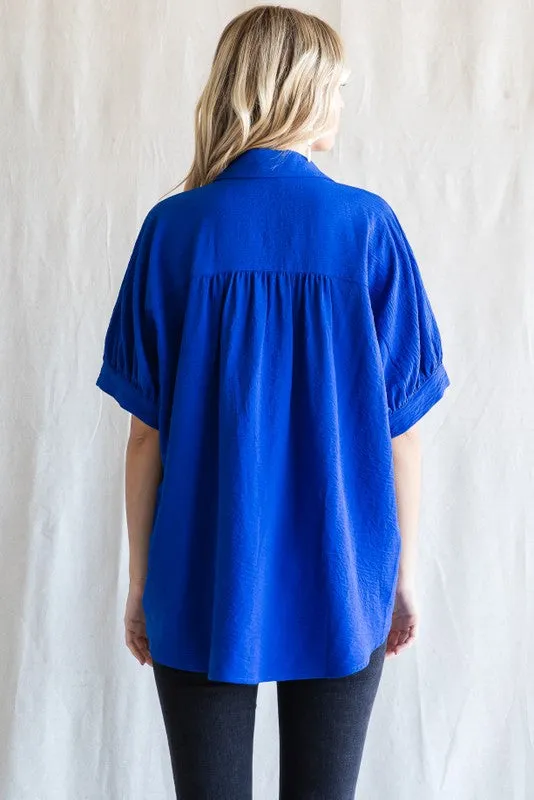 Solid Dolman Sleeves Top