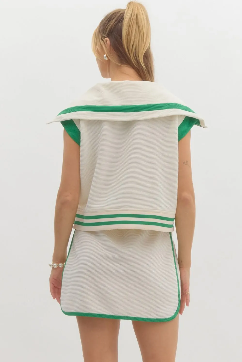 Solid Jersery Cap Sleeve Pullover Top