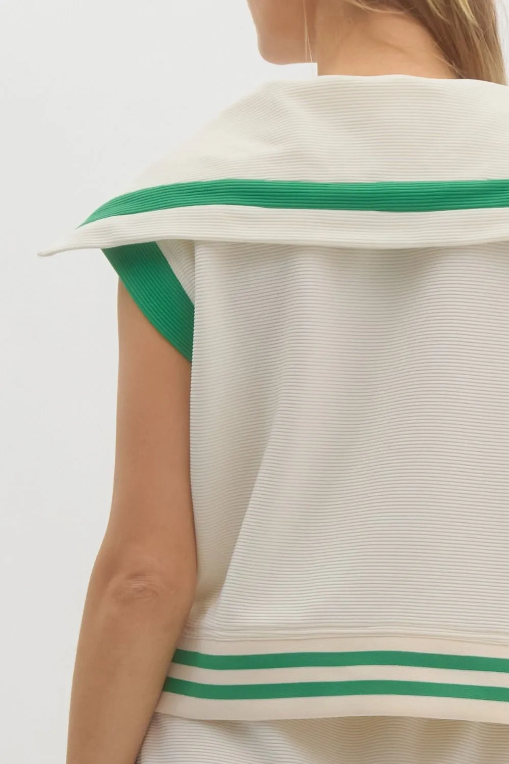 Solid Jersery Cap Sleeve Pullover Top
