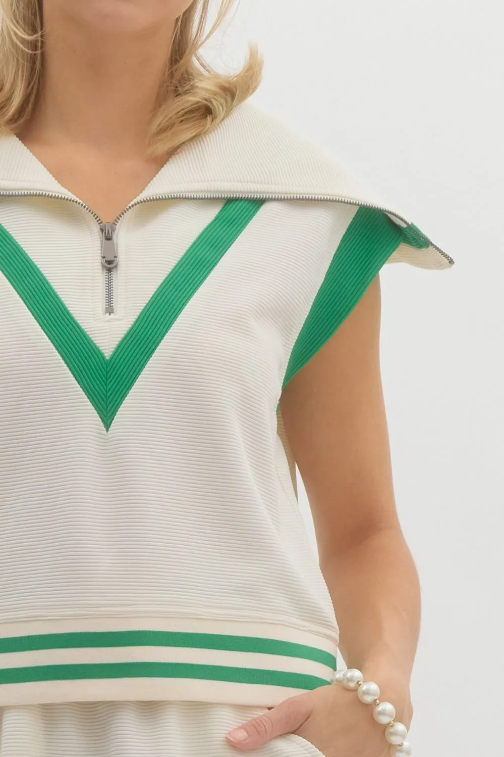 Solid Jersery Cap Sleeve Pullover Top
