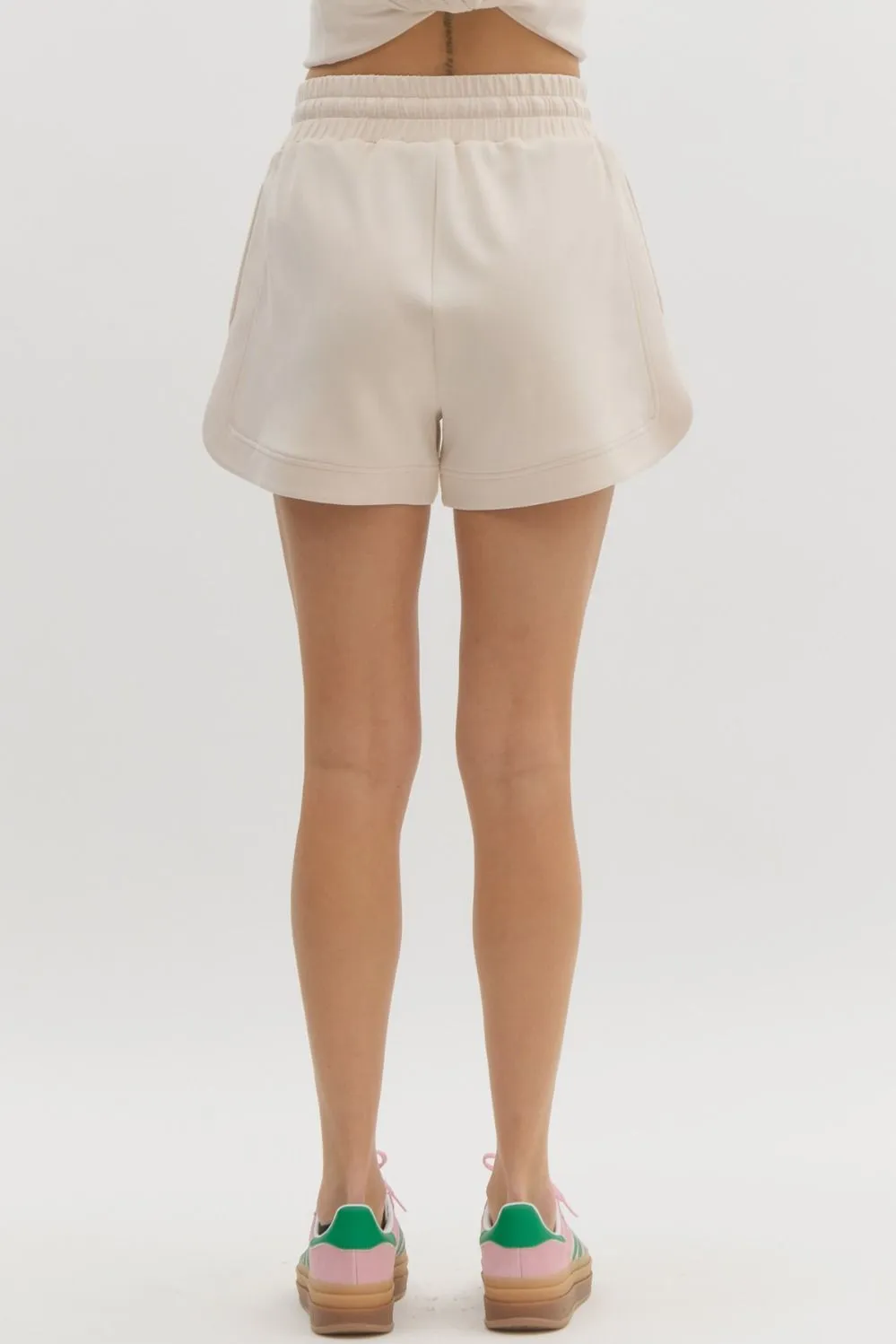 Solid Jersey Knit Shorts