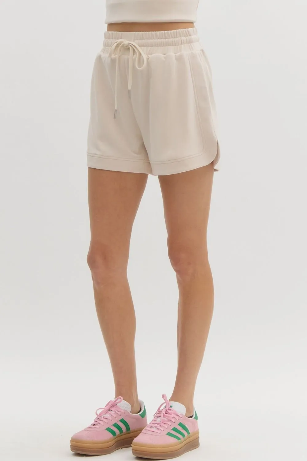 Solid Jersey Knit Shorts