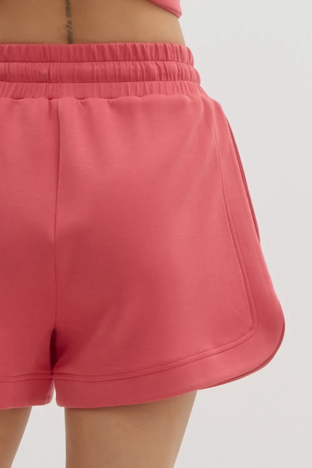 Solid Jersey Knit Shorts