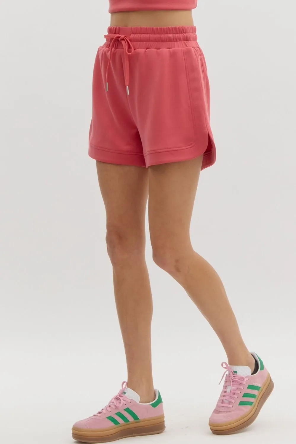 Solid Jersey Knit Shorts