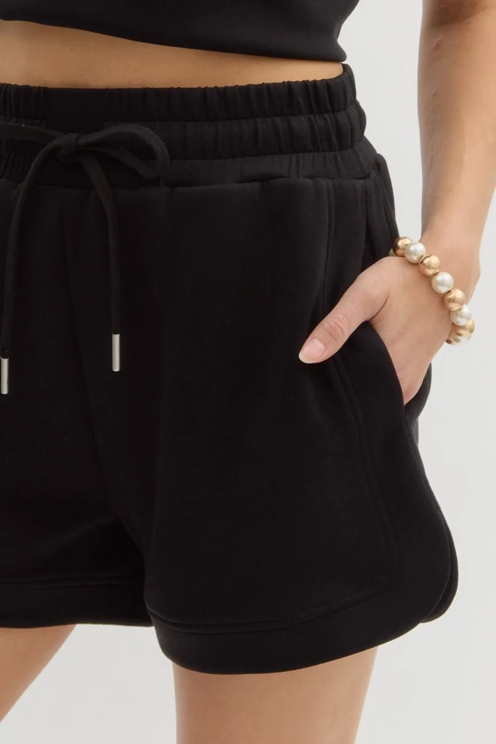 Solid Jersey Knit Shorts