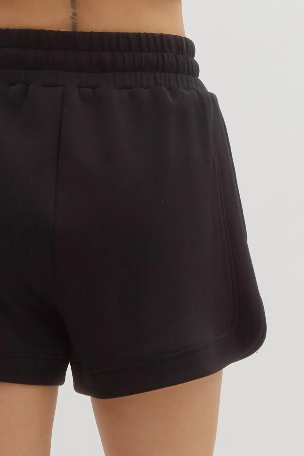 Solid Jersey Knit Shorts