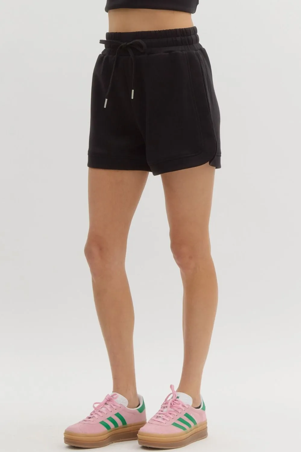 Solid Jersey Knit Shorts