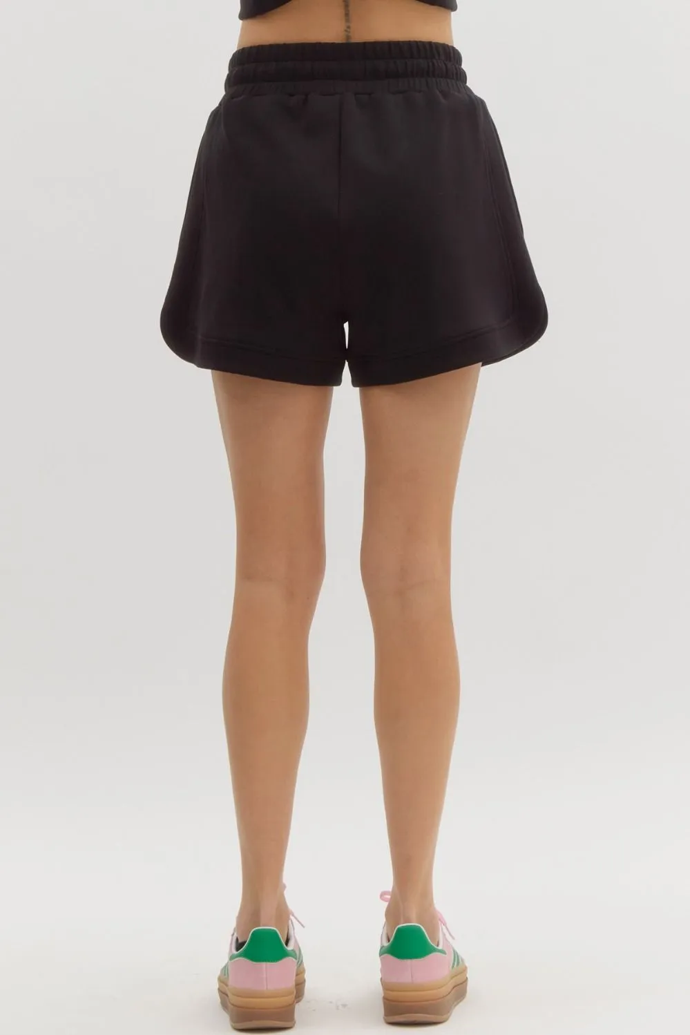Solid Jersey Knit Shorts