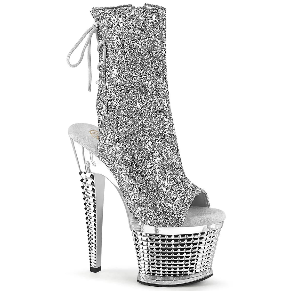 SPECTATOR-1018G  Silver Glitter/Clear-Silver Chrome