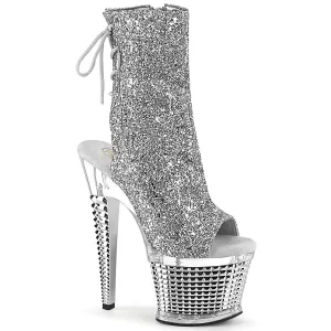 SPECTATOR-1018G  Silver Glitter/Clear-Silver Chrome