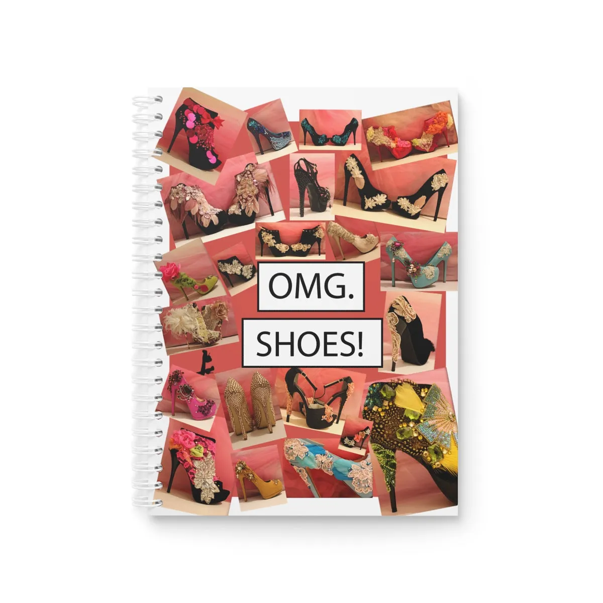 Spiral Notebook 'OMG. Shoes!'