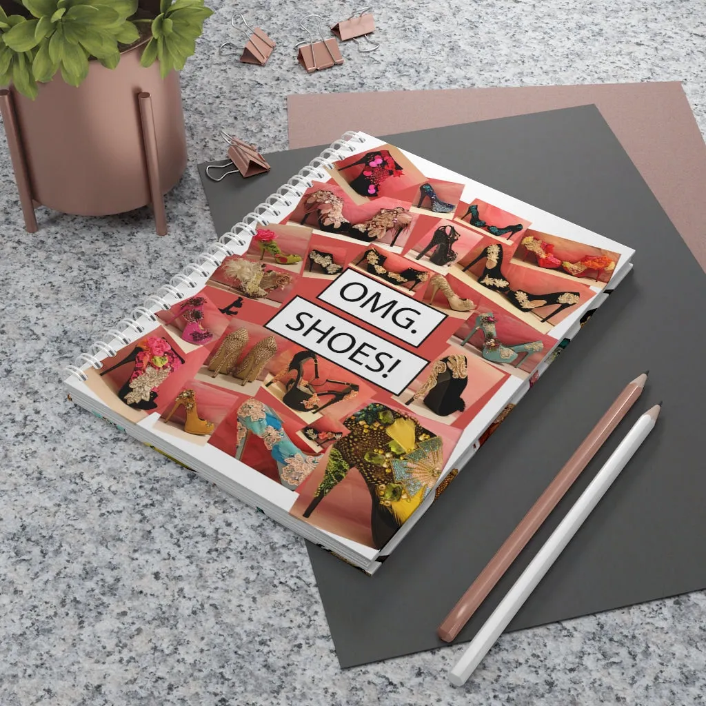 Spiral Notebook 'OMG. Shoes!'