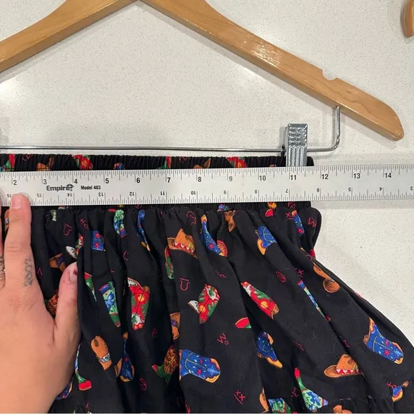 Square Up Fashion INC Vintage Western Cowboy Skirt Square Dancing sz XS