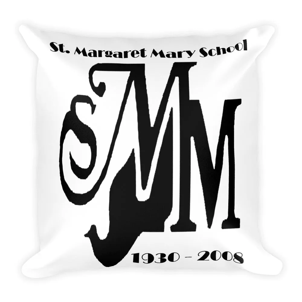 St. Margaret Mary School Square Pillow