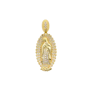 Sterling Silver Blessed Virgin Mary Pendant