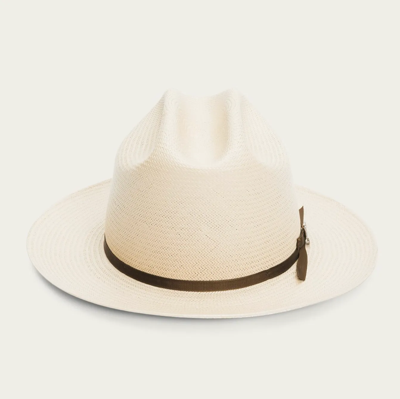 Stetson Open Road Straw Hat - Silver Belly Black Band