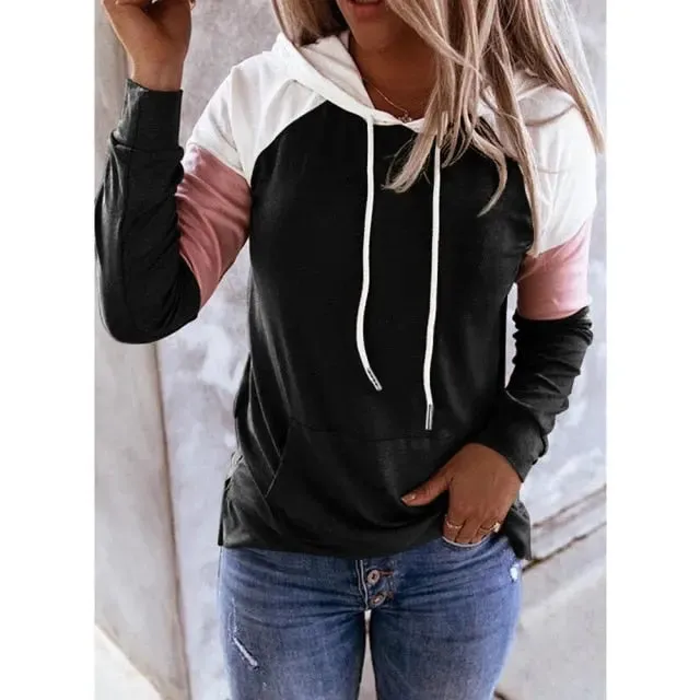 Stylish casual hooded sweatshirts for women Vintage