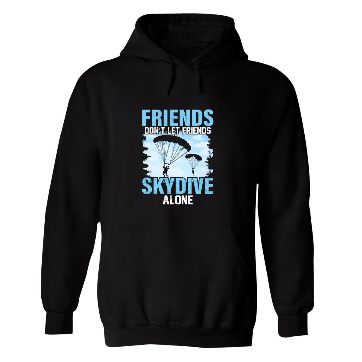 Sudadera Hombre  Hoodie Paracaidismo Deporte Vintage 006