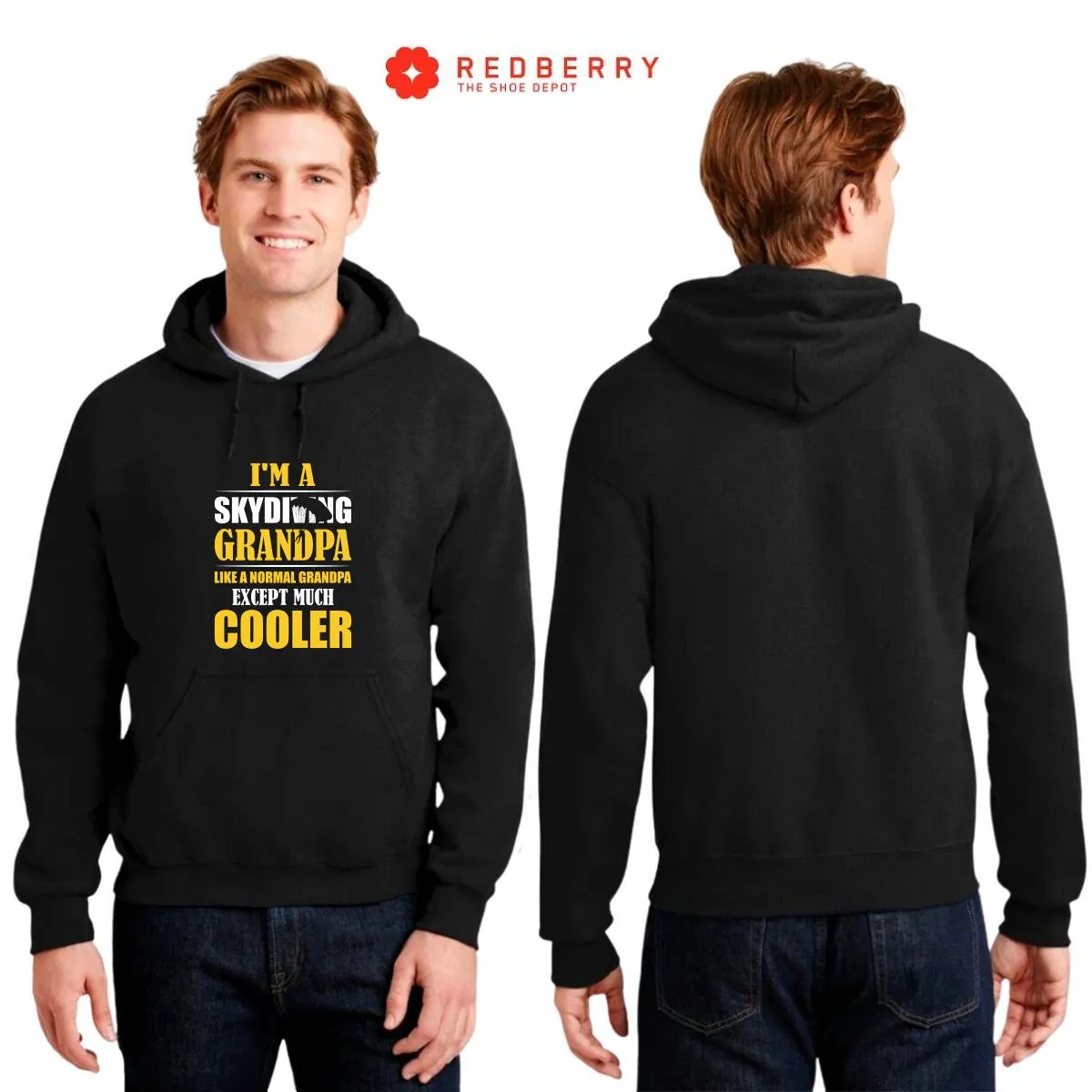 Sudadera Hombre  Hoodie Paracaidismo Deporte Vintage 017