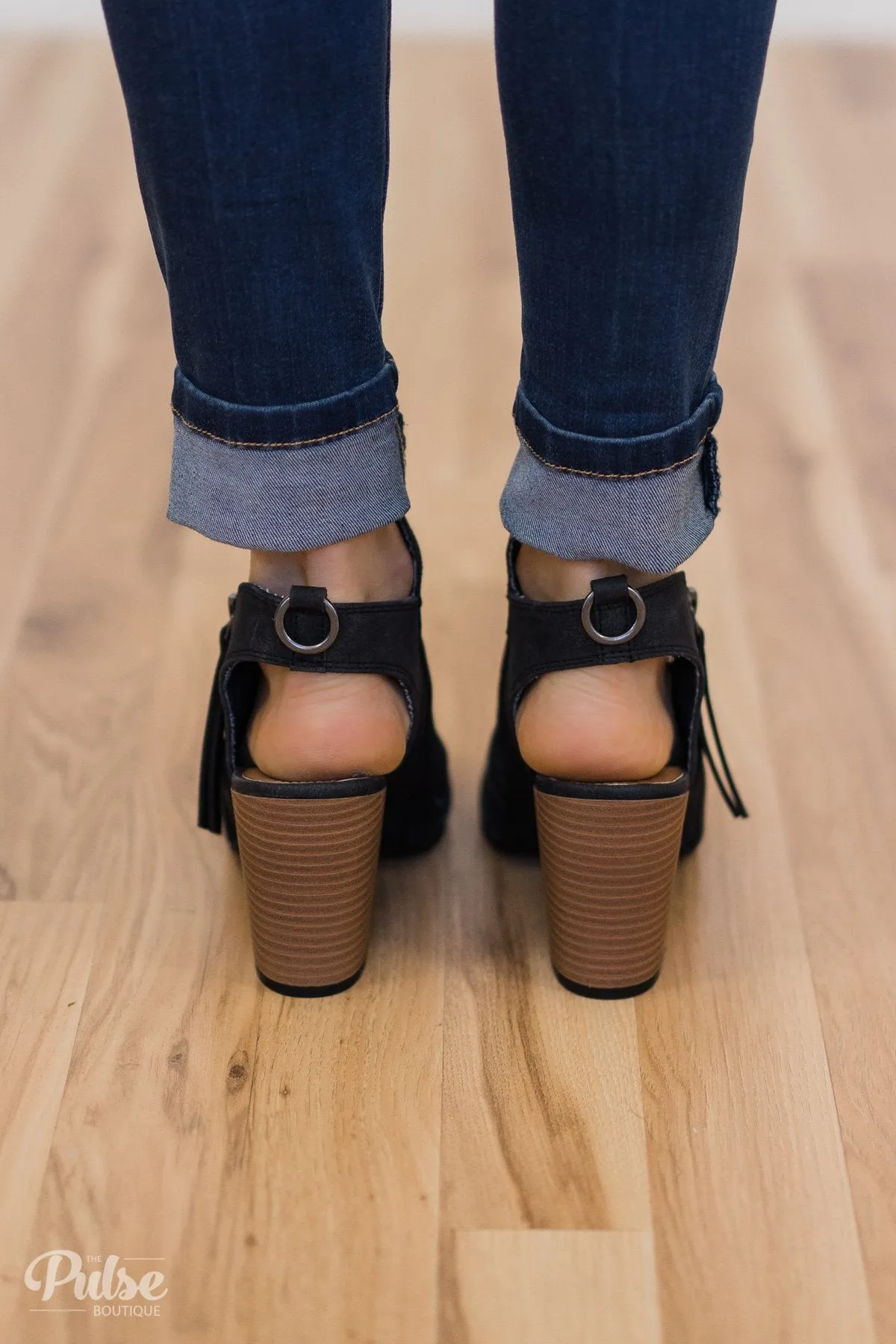 Sugar Rapids Booties- Black Antique