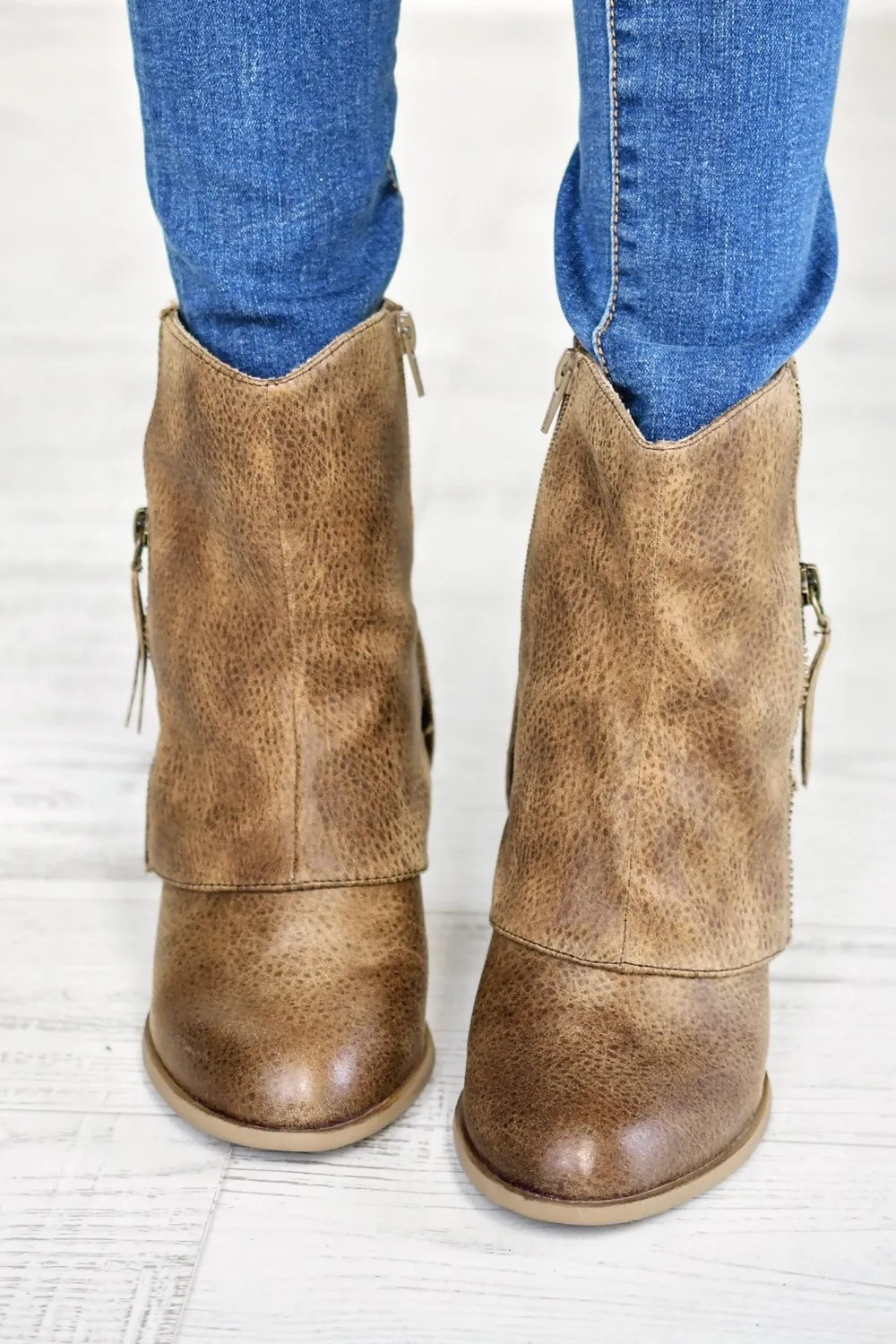 Summer Booties ~ Taupe