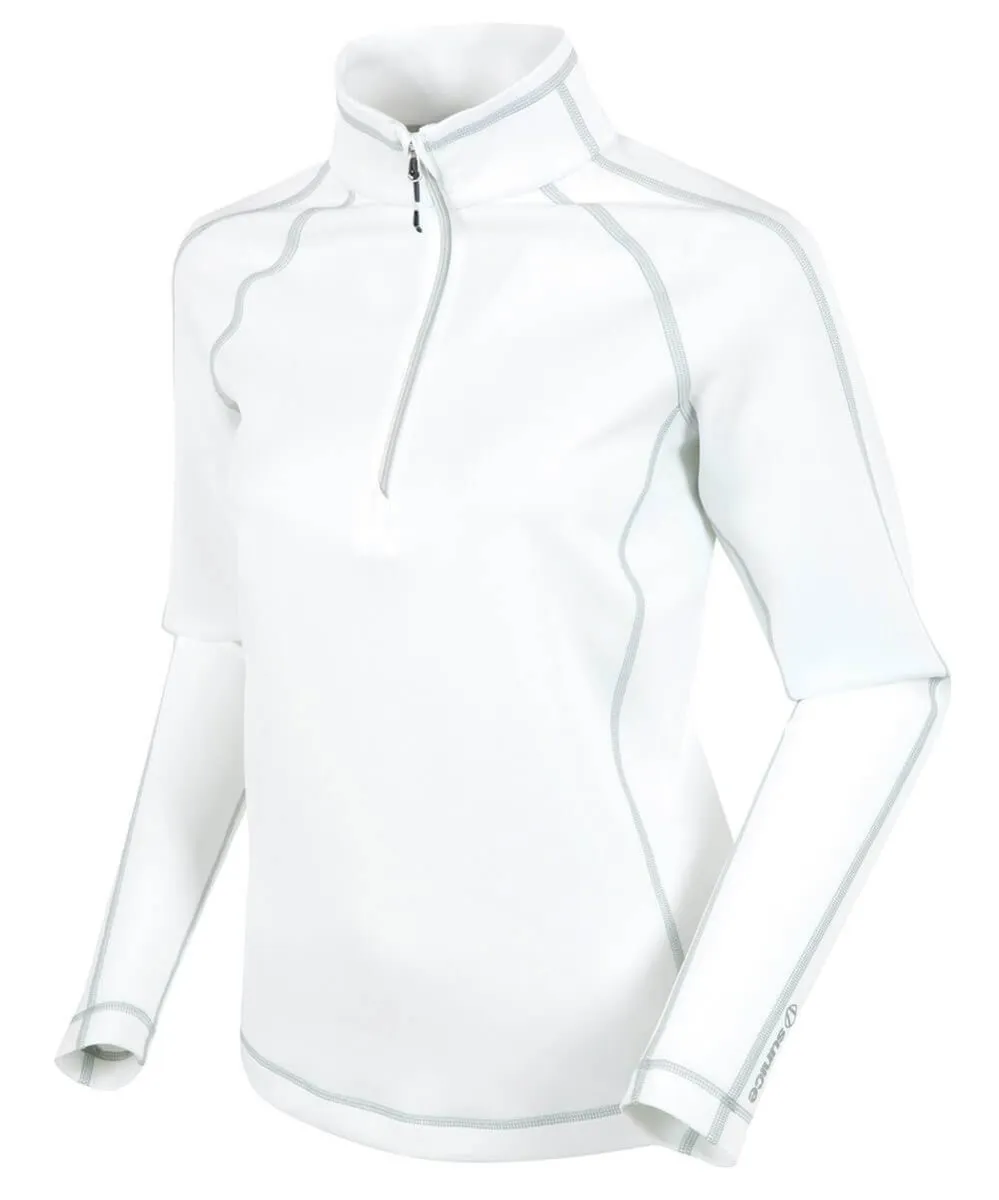 Sunice Women's Maddy Lightweight Stretch Thermal Half-Zip Pullover